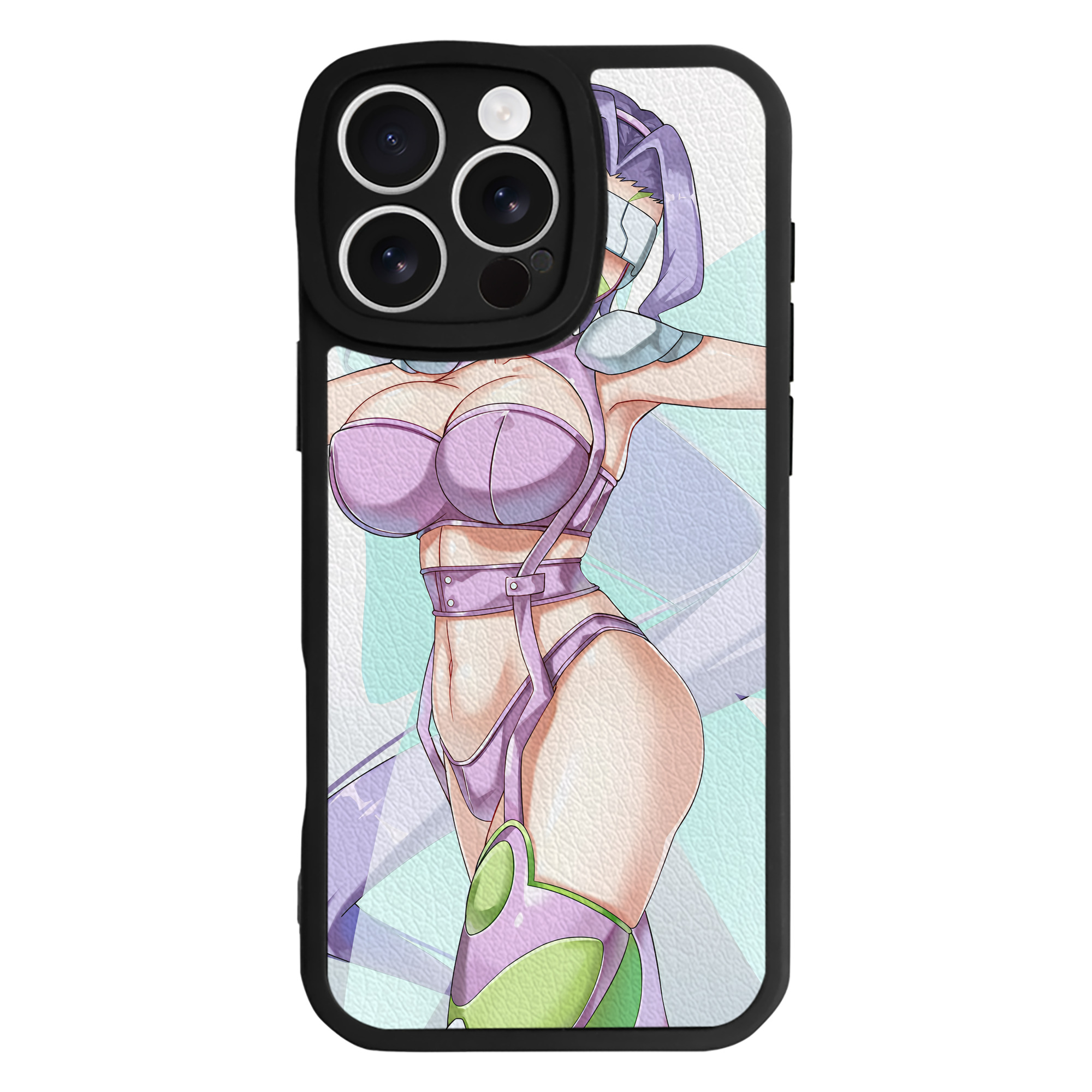 （画像用） Digimon デジタルモンスター/デジモン 【iPhone 16シリーズ対応】シリコンスマホケース（レザー調） 材質：シリコン